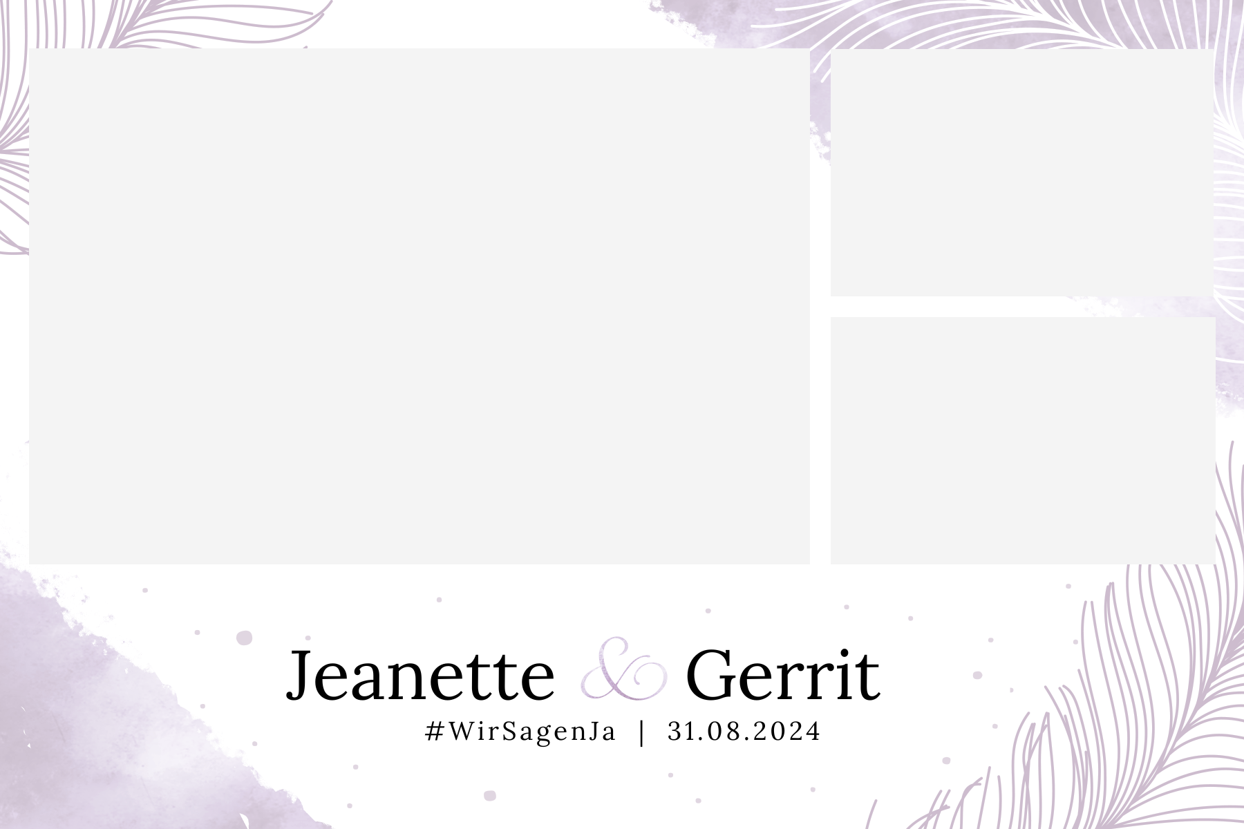 Layout Hochzeit 2